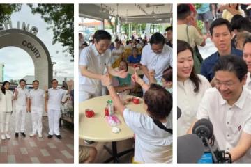【GE2025】黄总理和团队谢票 马西岭-油池集选区居民热情欢呼