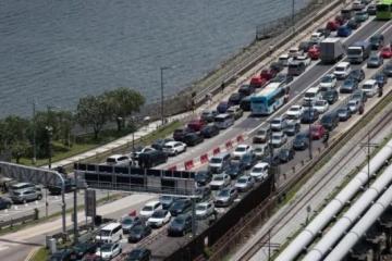 注意！投票日两大陆路关卡严重拥堵，通关时间超5小时