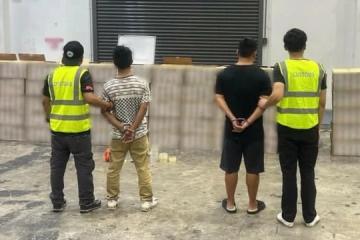 关税局起获逾5800条漏税香烟 逮捕四外国男子
