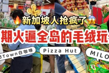 抢到乱！新加坡近期超夯的毛绒玩具，三大品牌限时售卖，每个人疯买🫢你集齐所有款式了吗？