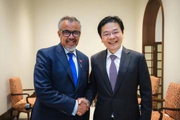 黄总理和世卫总干事谭德塞会面