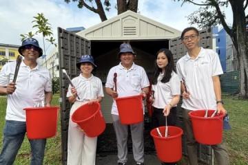 碧山东-新民首设清洁仓 逾1.3万人参与今年保持新加坡清洁运动