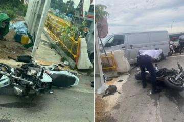 三巴旺发生致命车祸 27岁摩托车骑士不幸丧命