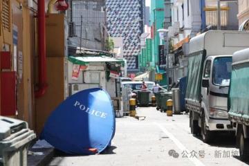一名43岁男子横尸在新加坡小印度后巷，警方封锁调查！