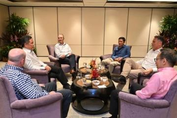 陈振声同澳洲副总理马尔斯会面 两人期待加强防务合作