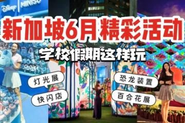 学校假期留在狮城！精选整理新加坡6月巨好玩的活动🤩花展、免费夜市、气球博物馆等等🎈
