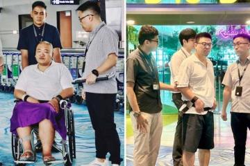 中国男疑机上偷行李 押往机场重组案情
