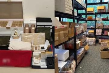 涉嫌网上销售仿冒品 警逮46岁男子起14万假货