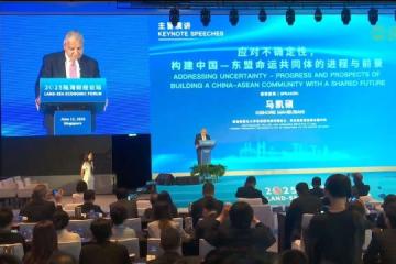 马凯硕：东盟同中国伙伴关系成全球合作典范 双边贸易额显著增长