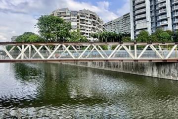 本地首座利用回收材料打造人行桥正式启用
